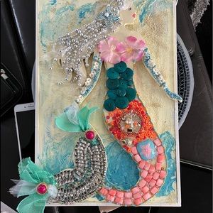 Vintage jewelry mermaid